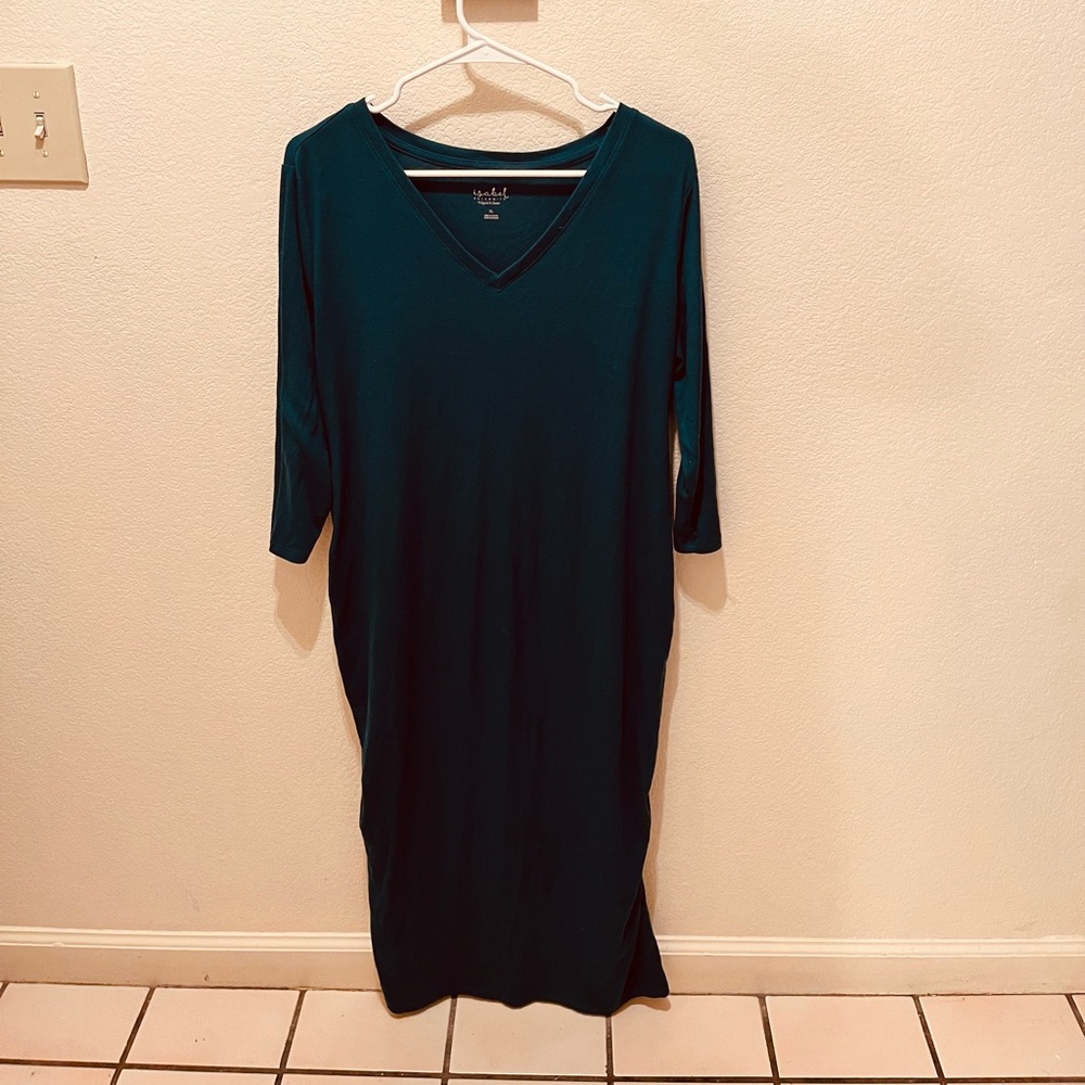 Isabel maternity dress mermaid blue